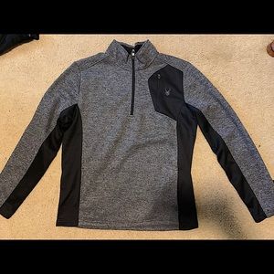 Men’s Spyder Quarter Zip Size Large
